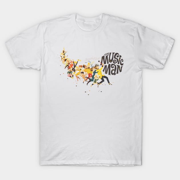 The Music Man Movie Poster T-Shirt by MovieFunTime